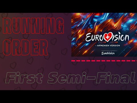 ⚡️OFFICIAL REVEAL: First Semi-Final Roundup (Running Order) - ESC 2025 - Armenien version