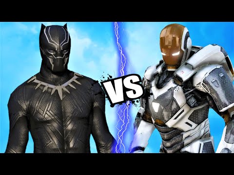 BLACK PANTHER vs IRONMAN (Mark XXXIX) - Epic Battle