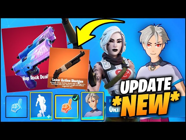 New Lever Action Shotgun In Fortnite V15 20 Update All You Need To Know