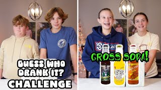 GROSS SODA CHALLENGE! Ft. @OliviasWorldAR