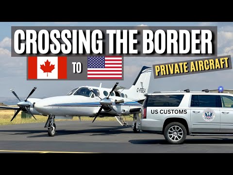 Flying CANADA to US | Step-by-Step for Pilots & Private Aircraft #flighttraining