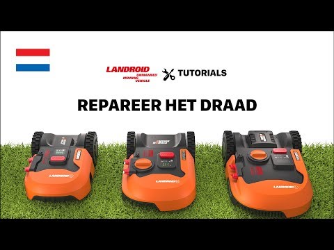 LANDROID TUTORIAL - REPAREER HET DRAAD