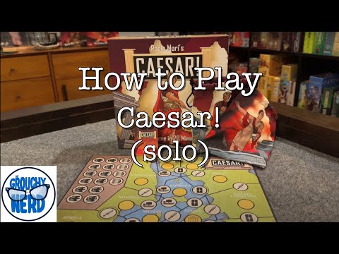 How to play Caesar! Seize Rome in 20 Minutes solo (with modules)