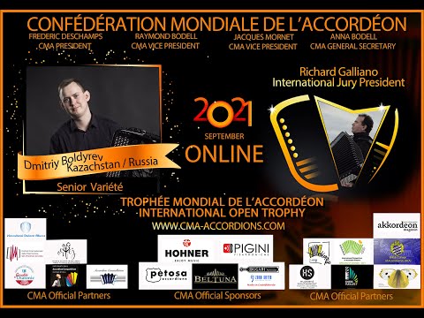 Senior variete 2 round - Boldyrev Dmitriy (Kazakhstan) -  www.cma-accordions.com