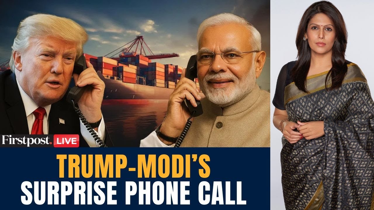 Modi Trump Call LIVE: PM Modi, President Trump Discuss Bilateral Trade | Vantage with Palki Sharma