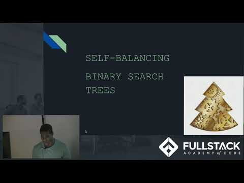 Online binary search tree builder