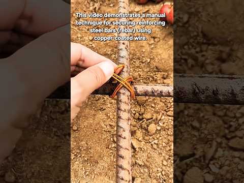 ​How to Tie Rebar with Wire and a Screwdriver