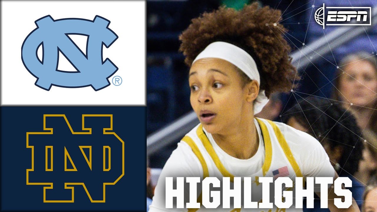North Carolina Tar Heels vs. Notre Dame Fighting Irish | Full Game Highlights | ESPN CBB