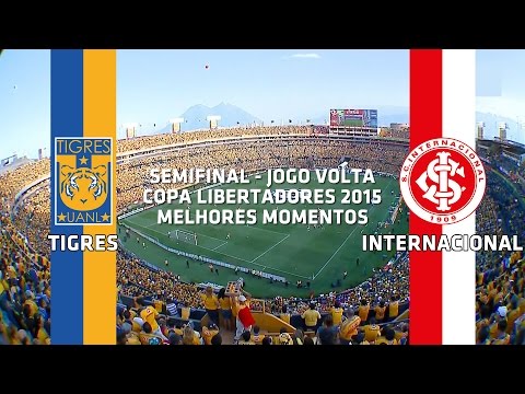 Melhores Momentos - Tigres-MEX 3 x 1 Internacional - Libertadores - 22/07/2015