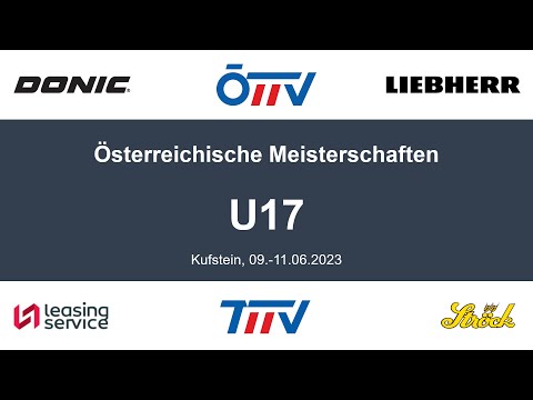 Österreichische Meisterschaften U17 Tag 1 Tisch 2