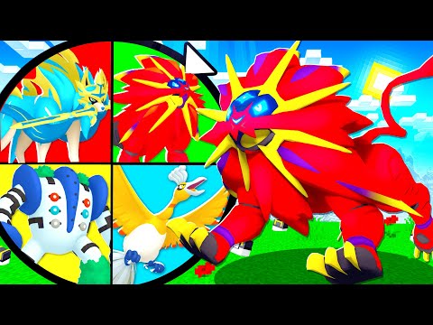 SPINNING A WHEEL to Catch SHINY LEGENDARY POKEMON in Minecraft PIXELMON!