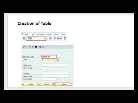 SAP ABAP Data Dictionary