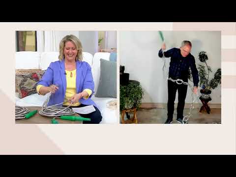 Bernini Set of 2 - 40' Metal No-Kink Garden Hose Lite w/ Nozzle on QVC