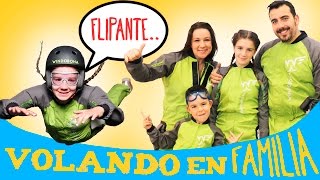 ¡FLIPANTE! VOLANDO EN FAMILIA EN EL TUNEL DEL VIENTO // Juegos y Juguetes en familia