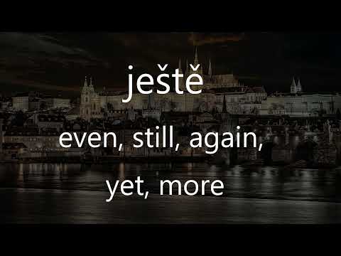 Learn Czech A1- A2  - Vocabulary Flash Cards 1 - Czech Language Study - 8K