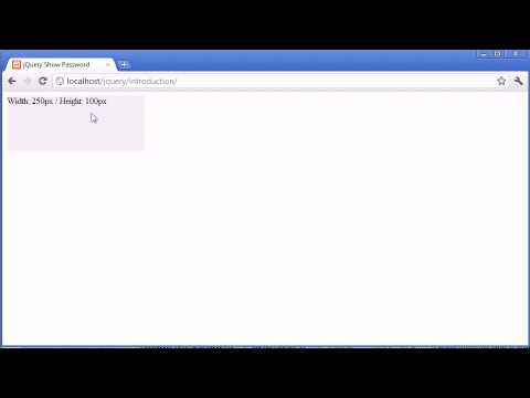 jQuery Tutorial - 81- width/height