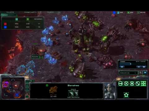 StarCraft 2 - NighTMarE vs Spizzle 1/2