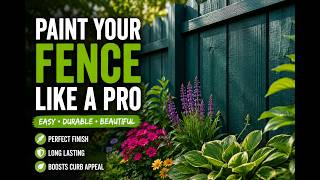 Why You Should Paint Your Fence Bold? (Complete DIY)
