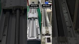 Belt Drive Linear Guide VS Ball Screw Linear Guide #semimodular #electricactuator #cnc #diy #factory