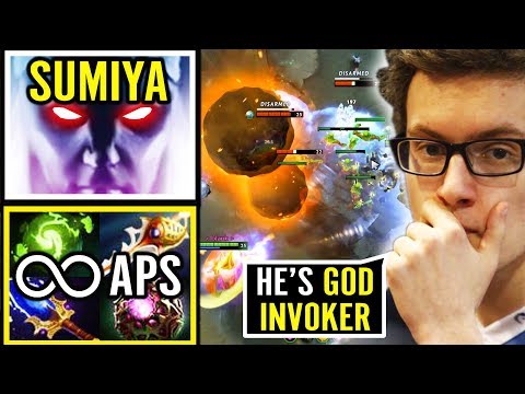SumiYa is God of Invoker not Miracle? Watch this and decide - Dota 2 Gameplay