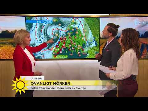 Därför var det så mörkt i morse – meteorologen reder ut - Nyhetsmorgon (TV4)