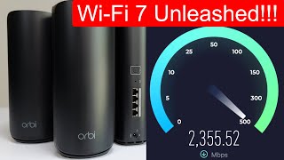 The Hype is REAL. NETGEAR ORBI 870 WiFi 7 is UNBELIEVABLY Fast!
