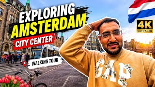 Exploring Amsterdam Netherlands 🇳🇱 | Canal Walk, Viral Street Food & Cruise Tour 
