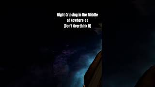 Cruising at night hits different 🌊🌙#nightcruise #darkocean #overthinking #waves