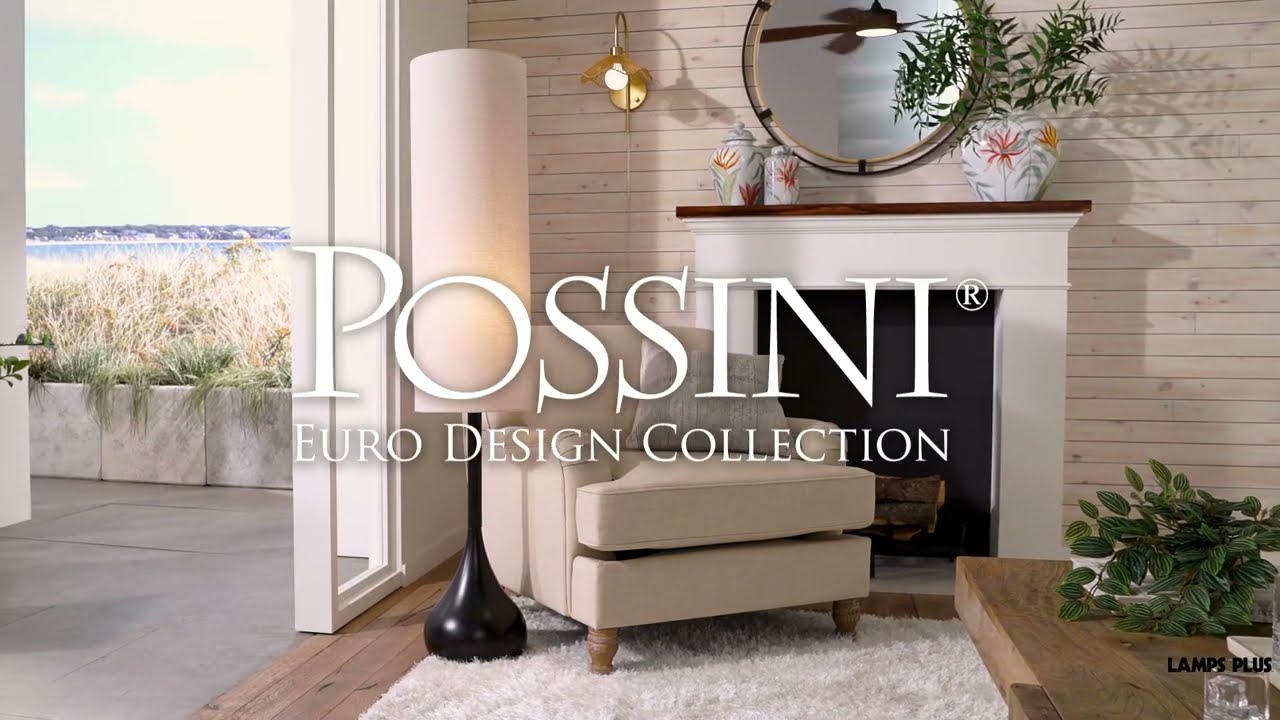 Video 1 Watch A Video About the Possini Euro Moderne Droplet Mid Century Bronze Floor Lamp