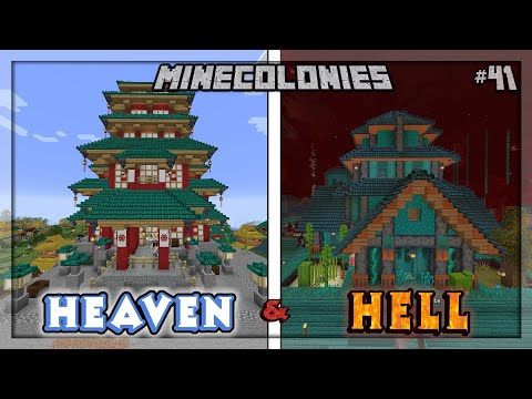 Minecraft MineColonies 1.16: Heaven & Hell | Ep.41 | Our Centrepiece Masterpiece