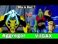 Vilgax VS Ultimate Aggregor Who Is More Powerful Who Is Best Ben 10 IN HINDI