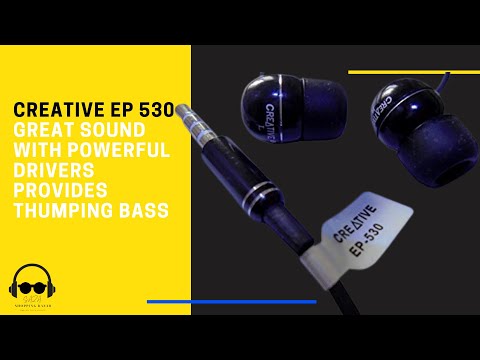 creative ep 530-Strong Bass metal earphone