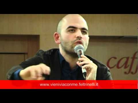 Roberto Saviano a Genova: Editori e Marina Berlusconi