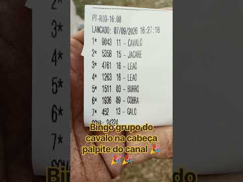 resultado do jogo de bicho das 16h do Rio de janeiro