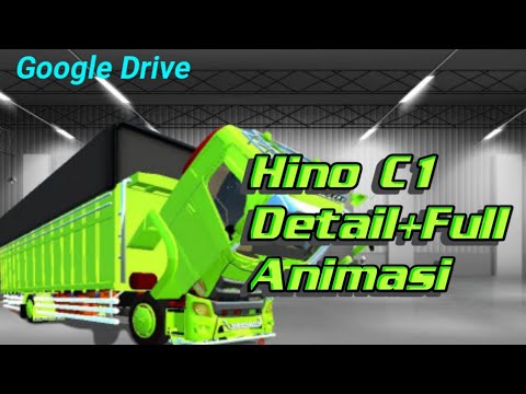 MOD BUSSID || HINO C1 DETAIL+FULL ANIMASI || DRIVE / No Pw