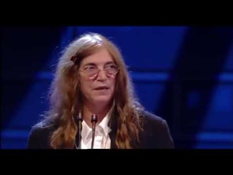 Patti Smith's thank you speech after receiving the Polar Music Prize