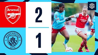 Arsenal vs Manchester City  WSL Highlights