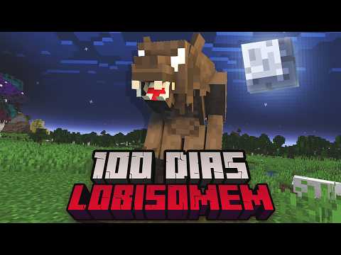 SOBREVIVI 100 DIAS COMO UM LOBISOMEM NO MINECRAFT - O FILME