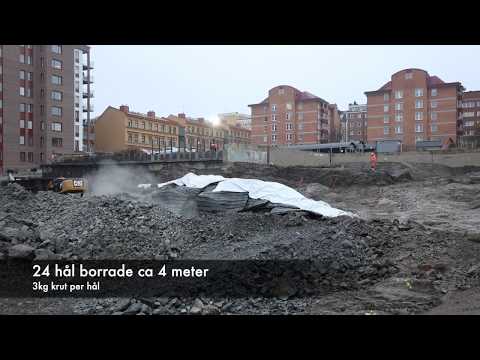 Sprängning 8 november vid Kvarntorget, Bergskvadraten