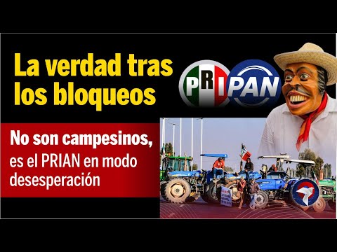 The truth behind the blockades | They're not farmers, it's the PRIAN in desperate mode