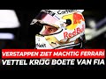 FIA bestraft Vettel voor scooterritje, Verstappen ziet sterk Ferrari: 'Nog een hoop werk te doen'