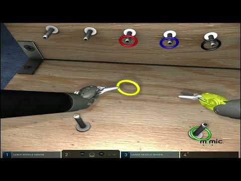 Peg Board 1, da Vinci Skills Simulator