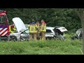 Gooiseweg Zeewolde afgesloten na ongeluk met drie auto's