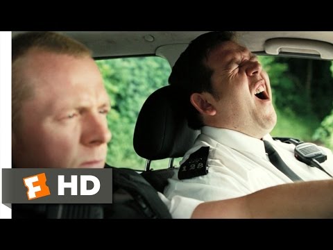 Hot Fuzz (3/10) Movie CLIP - The Shortest Police Chase (2007) HD
