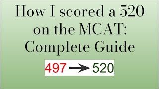 Full MCAT Guide From A 97th Percentile Scorer