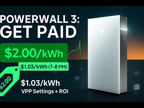 Powerwall vs Tesla Solar Which is Better for VPP Payouts Under NEM3.0