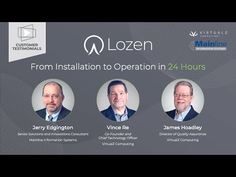 Lozen Installation Case Study with Jerry Edgington from Pellera (frmly Mainline): Step-by-Step Guide