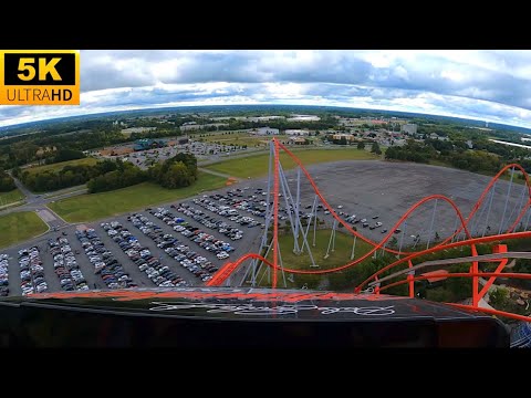 On-ride point of view of Thunder Striker