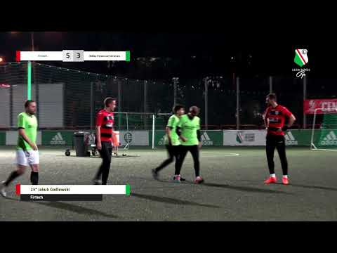 Skrót meczu 10 kolejki. Firtech - Bibby Financial Services (Legia Biznes Cup Wiosna 2018)