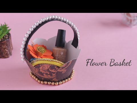 DIY Flower Basket | Gift basket ideas | Basket making